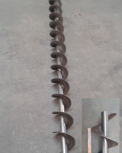 Auger thread 2.00 for trough auger 152mm M&M